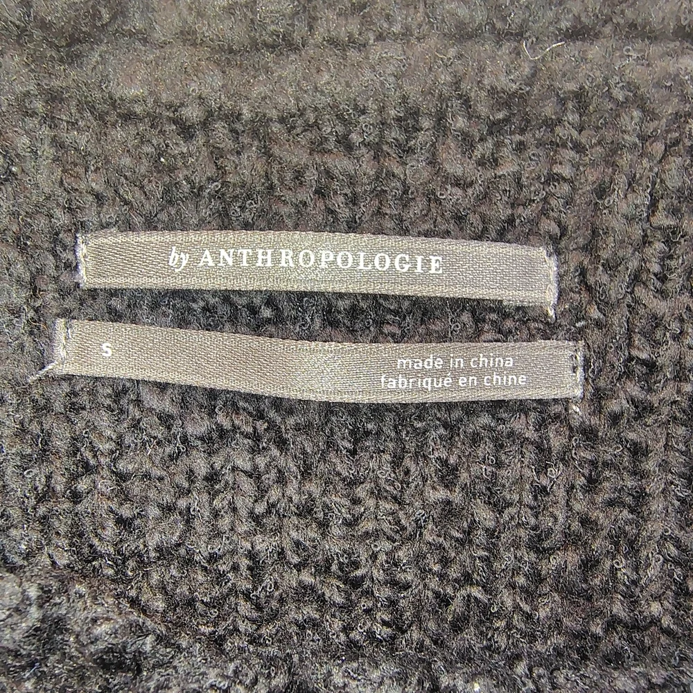 Anthropologie Sweater Womens Small Black Layered Sheer Floral Whimsygoth Boho ,S - Picture 10 of 13